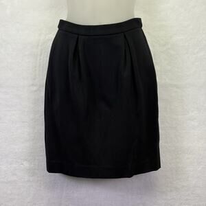 Banana Republic Structured Knee Length Pencil Skirt Black Size 2 Suit Separate